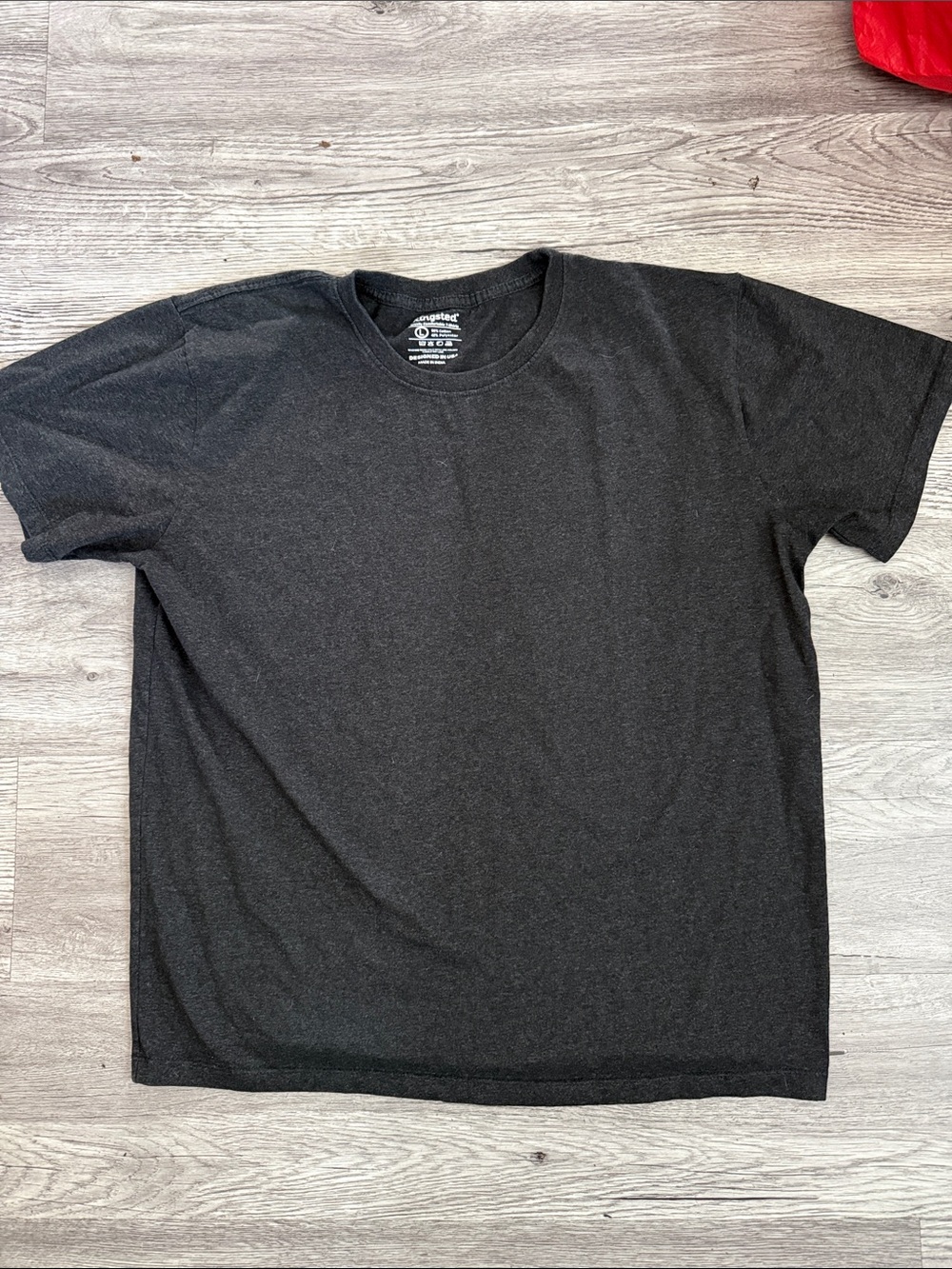 Men's Crew Neck Short Sleeve T-Shirt - Black